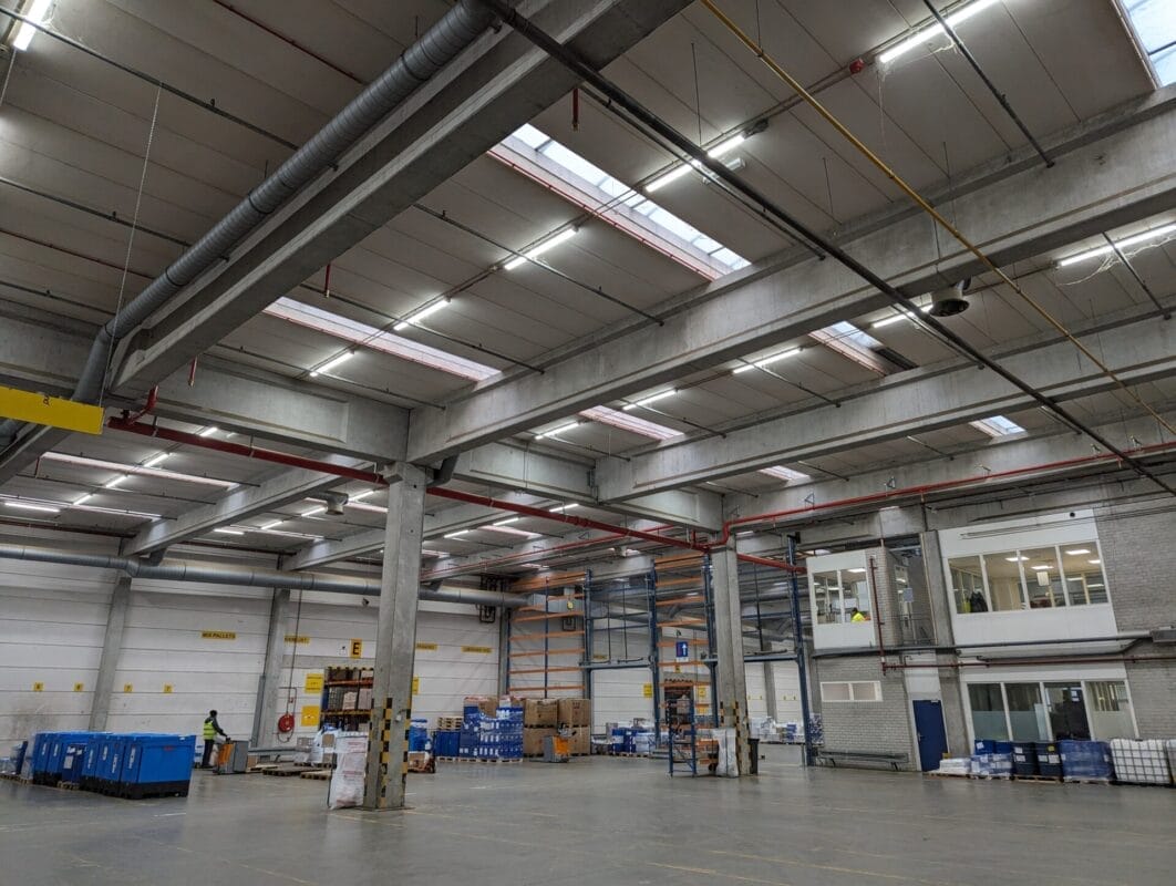 led verlichting geplaats imperial logistics